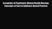 (PDF Download) Essentials of Psychiatric Mental Health Nursing: Concepts of Care in Evidence-Based