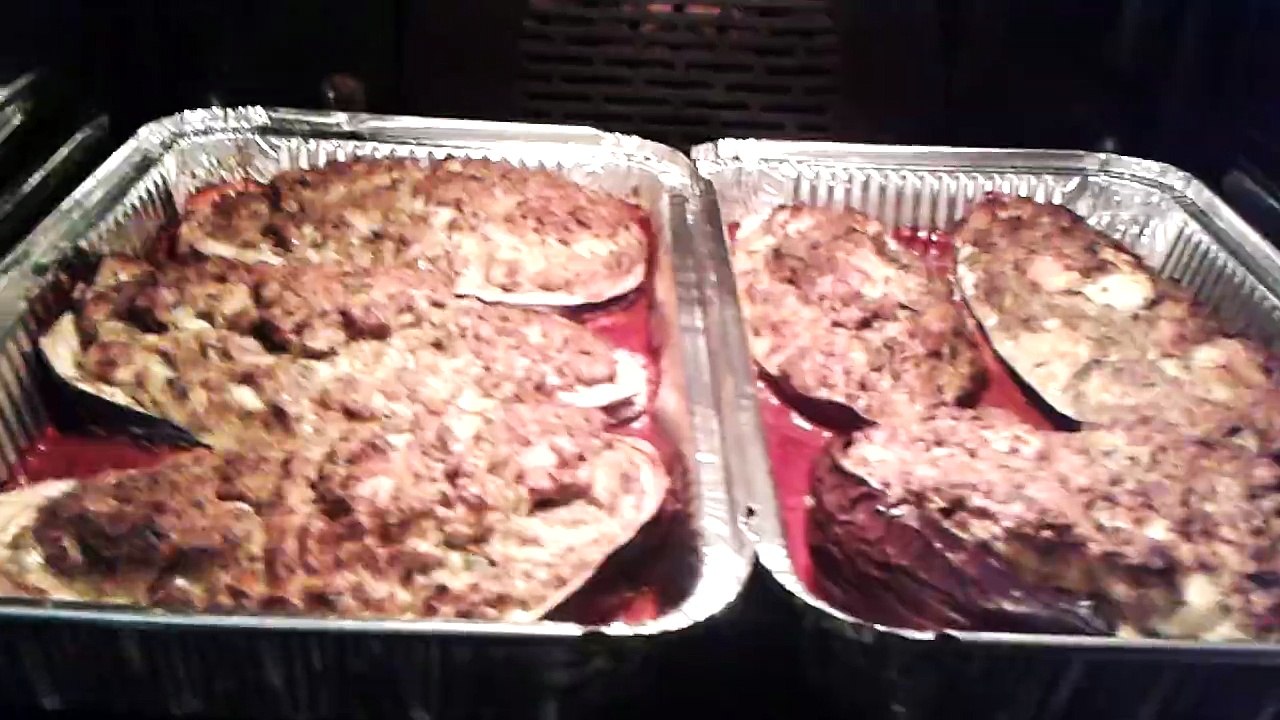 Aubergines farcies à la viande - M'hamar