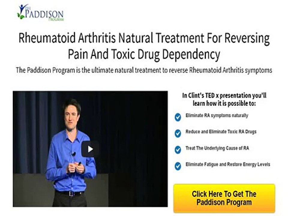 Paddison Program For Rheumatoid Arthritis