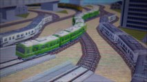 【A列車で行こう3D】新幹線開業に伴う三複線化・高架化 多数の列車詰まりと過密ダイヤ