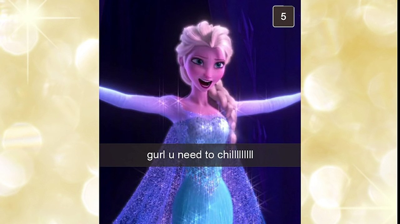If Disney Princesses Had Snapchat