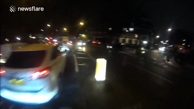 Cyclists in head-on crash on London 'cycle superhighway' turning