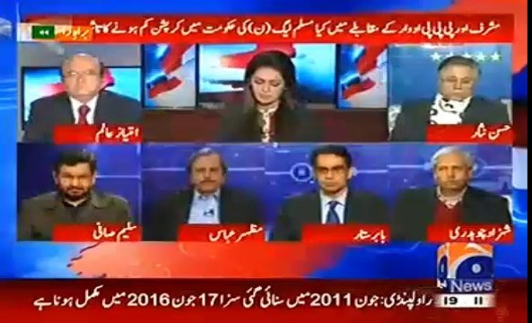 Pakistan ki economy tu khari hi corruption per hai - Hassan Nisar bashing views on transparency international report