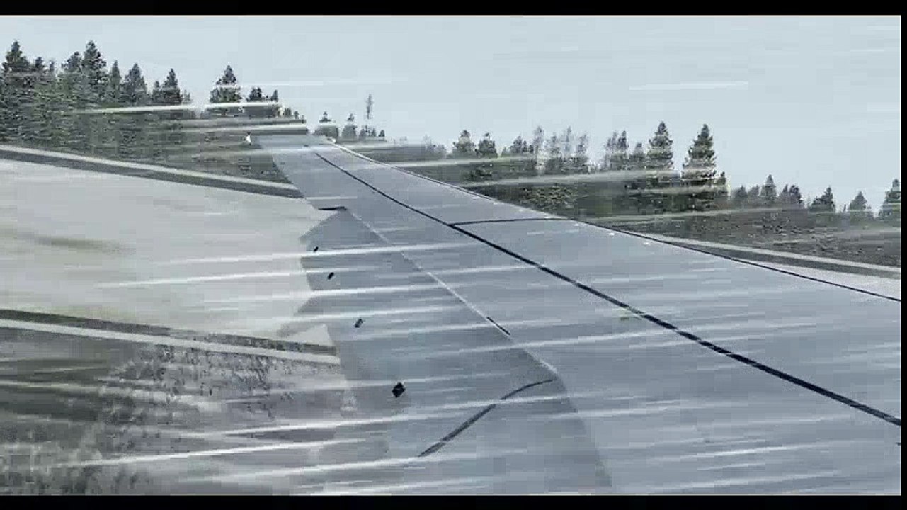 [FSX] B737-800 Crosswind Landing @Bergen Flesland - Norway  Crosswind Landing