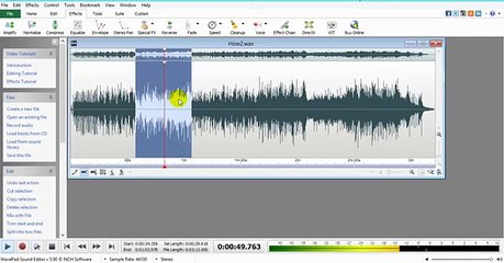 [Wavepad] แนะนำวิธีใช้งานโปรแกรม wavepad