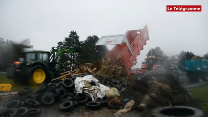 Ploudaniel (29). Des feux allumés au niveau de la RN12