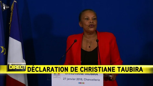 Christiane Taubira: je quitte le gouvernement sur un désaccord politique majeur
