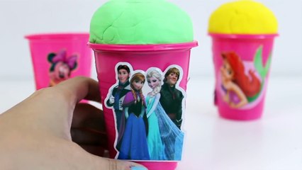 ICE CREAM Surprise Eggs Disney Frozen Princess Ariel Angry Birds Minnie Mouse Surprise Toys Videos