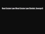 Real Estate Law (Real Estate Law (Seidel George)) Read Online PDF