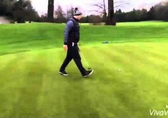 Angry Man Can't Play Golf