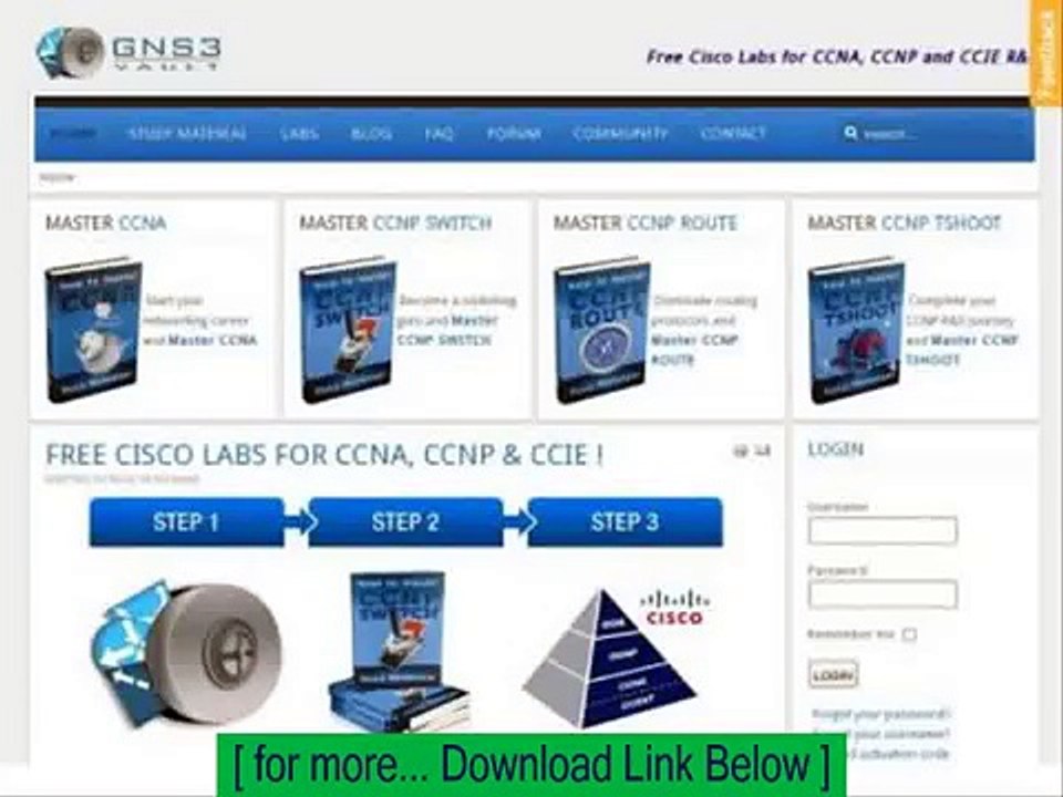 Gns3vault - Study Material For Cisco Ccna Ccnp And Ccie Students