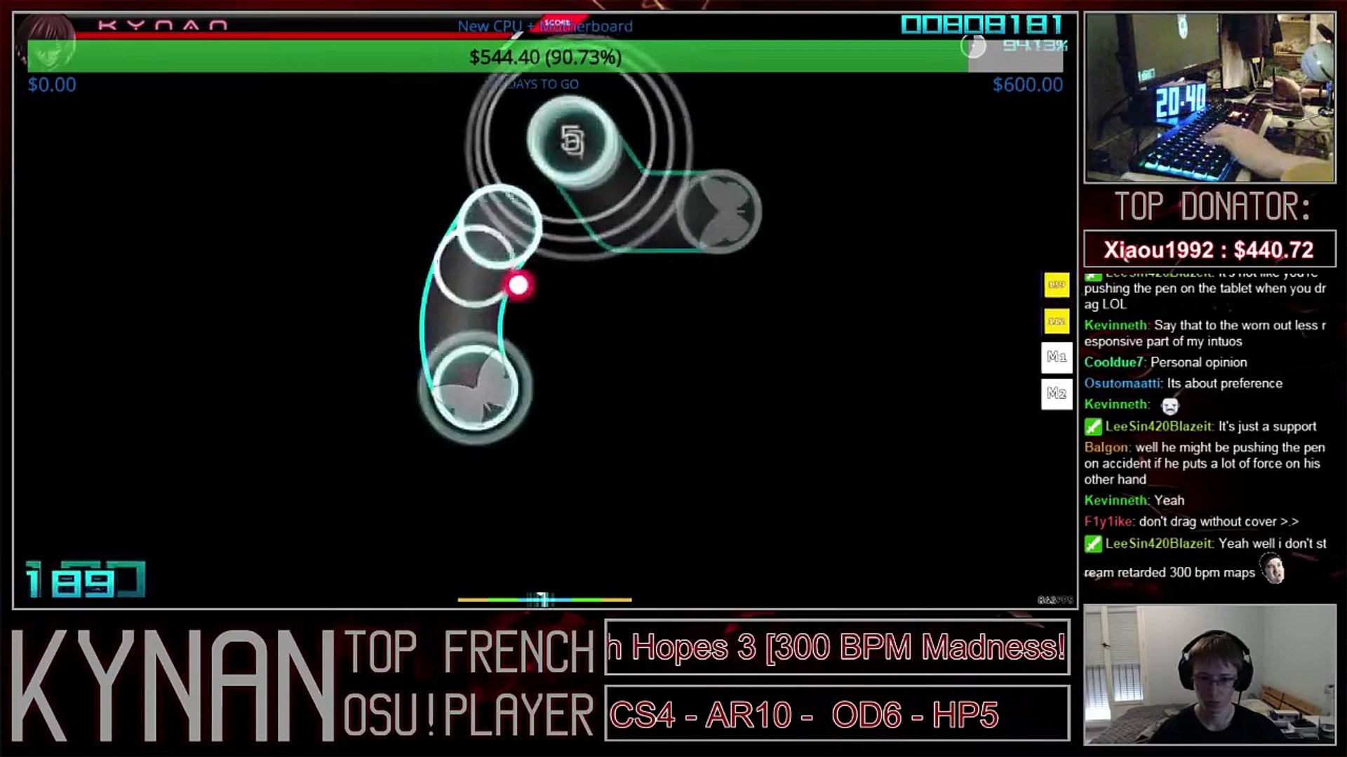 Osu New Dash Hopes 3 Acc Record Video Dailymotion
