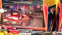 Disney Pixar Cars Unboxing Neon Racers Shu Todoroki and Lightning McQueen WGP Race Cars