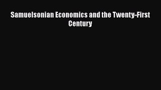 Samuelsonian Economics and the Twenty-First Century  Free Books