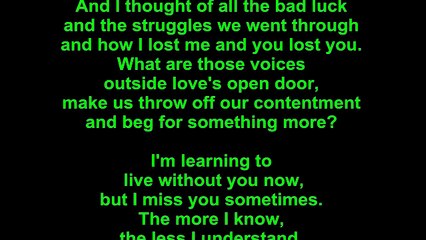 Don Henley – The Heart Of The Matter Lyrics