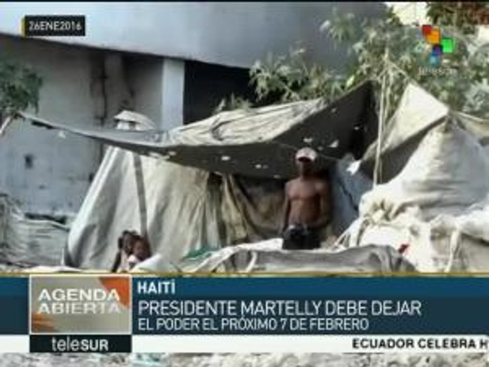 Haití: Martelly no tiene a quién entregar el poder tras dejar el cargo