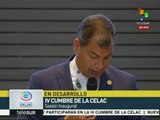 Rafael Correa preside la Cuarta Cumbre de la CELAC
