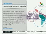 Red Parlamentaria Latinoamericana llama a fortalecer a teleSUR