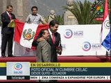 Líderes de América latina se toman la foto oficial de la Cumbre CELAC