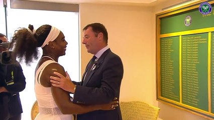 Serena visits the Roll of Honour