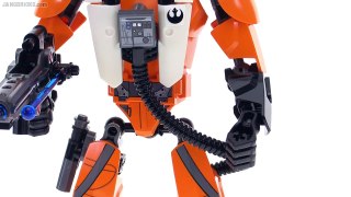 LEGO Star Wars Poe Dameron action figure review! set 75115