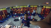 FCB Basket: FC Barcelona players discover the new locker room look