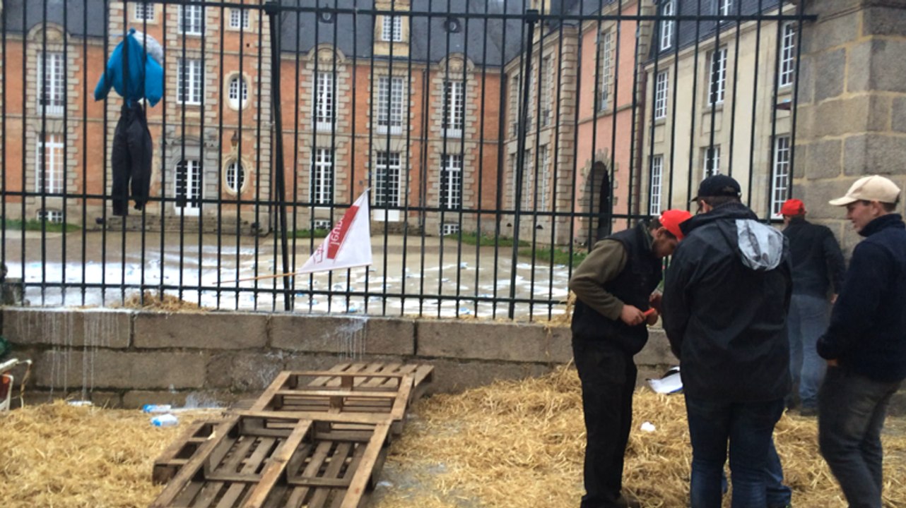 Fin de la manifestation des agriculteurs