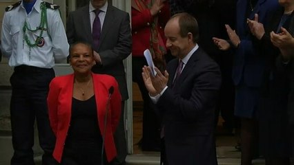Passation de pouvoir : le discours d'adieux de Christiane Taubira