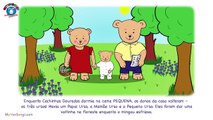Cachinhos Dourados e os três ursos Goldilocks in Portuguese