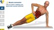 Six pack abs: Side plank with crossed legs