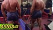 Rare Footage Of Arnold Schwarzenegger Training Chest & Shoulders -