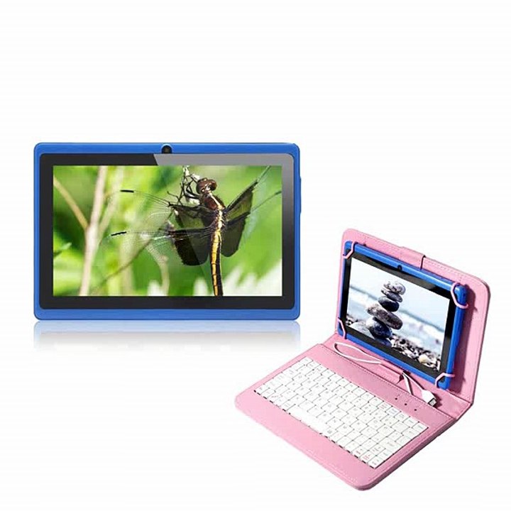 Haehne tablet 7 inch TN 1024*600 Kitkat Quad Core Allwinner A33 1GB RAM 8GB ROM android Tablet PC with keyboard case or not -in Tablet PCs from Computer