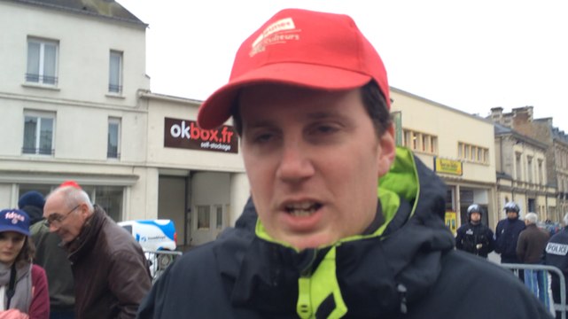 Manifestation des agriculteurs à Alençon