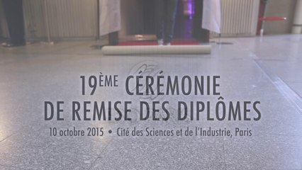 19ème Cérémonie de Remise des Diplômes 2015 ESO Paris Suposteo