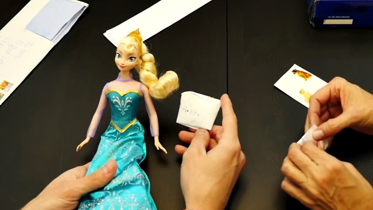 FAN MAIL Disney Frozen Barbie Doll Elsa Pictures Anna Olaf Rainbow Looms Blind Bags Toys DCTC