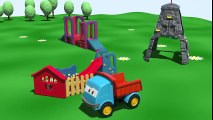 Léo le camion curieux - La pelleteuse | Dessins animés en français  Fun Fan FUN Videos