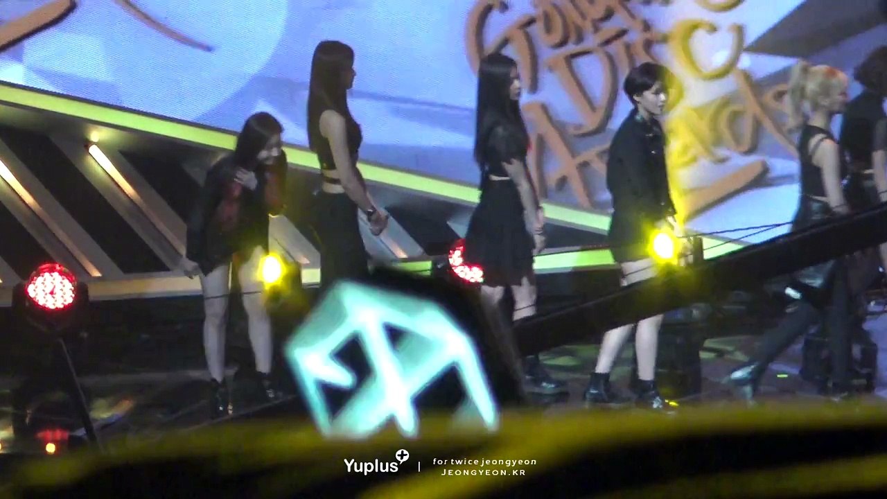 160121 TWICE 골든디스크 오프닝-엔딩 정연 fancam