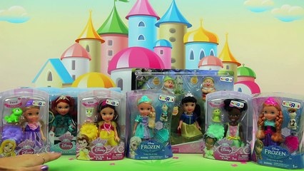 Full Set Petite Princess Dolls My First Disney Toy Review. DisneyToysFan.