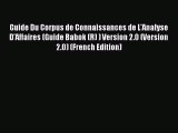 [PDF Download] Guide Du Corpus de Connaissances de L'Analyse D'Affaires (Guide Babok (R) )