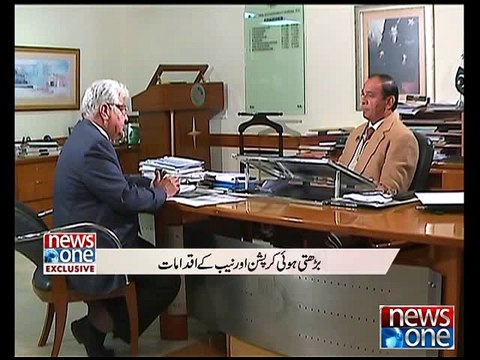 Exclusive interview of Chairman (NAB) “ Major (R) Qamar Zaman Chaudhry” on NewsONE