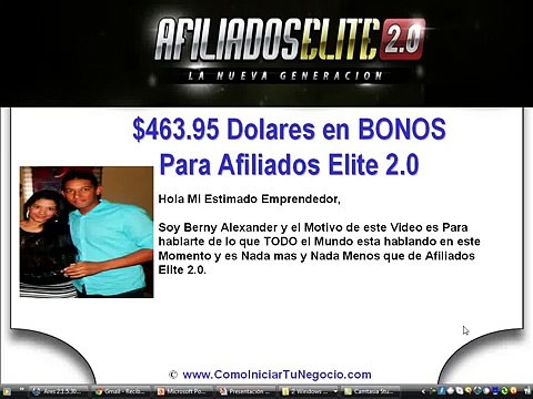 Los Mejores Bonos Para Afiliados Elite 2.0 - Mas de $400 Dolares GRATIS