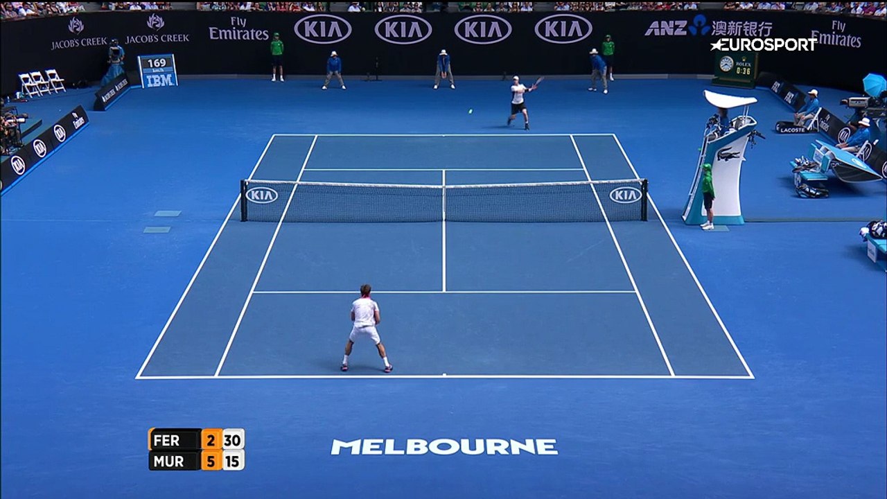 Highlights_ Andy Murray v. David Ferrer - Australian Open - 27.01.2016 HD