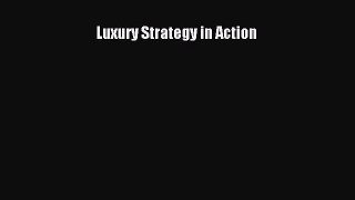 Luxury Strategy in Action  Free Books