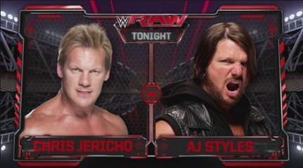 AJ Styles vs. Chris Jericho_ WWERaw, January 25, 2016
