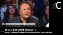 Arthur victime de tweets antisémites dans son émission