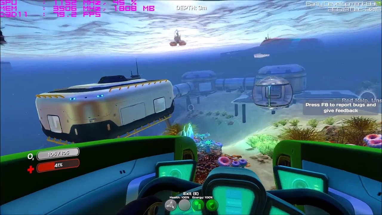 Subnautica - Early Access - Nvidia GTX970 - Intel Core I5 6500