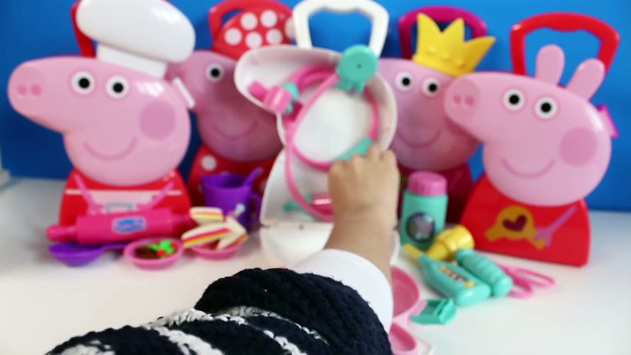 Peppa Pig Chef Peppa Pig Doctors Case Peppa Nurse Peppa Pig Hair Style Juguetes de Peppa Pig