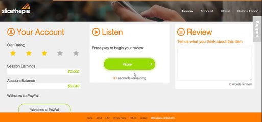 Slicethepie | how to make 10$ a day listening to music or more guide