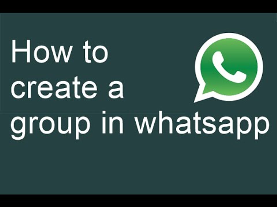 Create your own whattsapp group