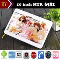 Free shipping10 inch Quad Core 3G phone tablet MTK6582 Android 4.4 2GB RAM 16GB ROM Dual Cameras Bluetooth GPS 3G Tablet-in Tablet PCs from Computer